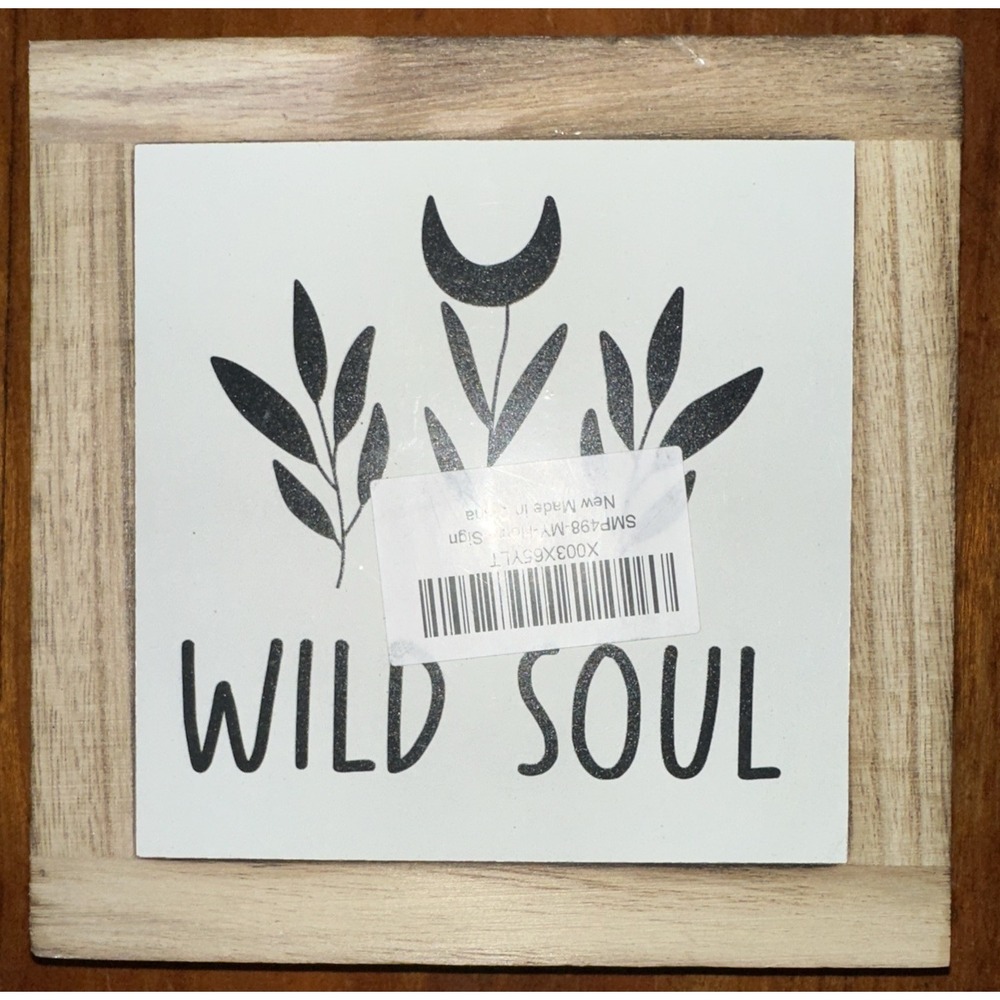 Square Wild Soul 5" x 5" wood standee (sealed)